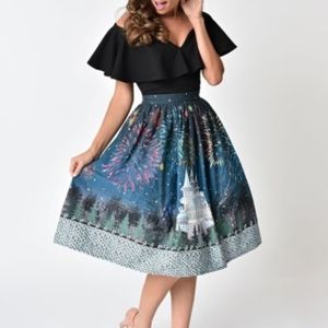 Unique Vintage light up skirt with top NWT